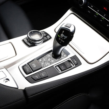 For BMW 5 Series GT X3 X4 2009-2016 Car Gear Handle Below Diamond Decorative Sticker, Right-hand Drive by buy2fix