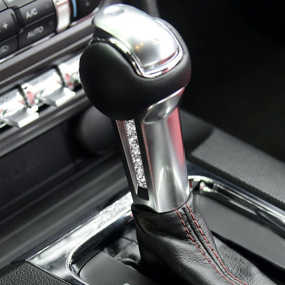 For Ford Mustang 2015-2020 Car Gear Handle Side Diamond Decoration Sticker, Left and Right Drive by buy2fix
