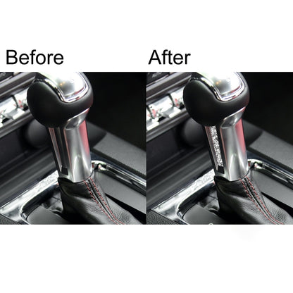 For Ford Mustang 2015-2020 Car Gear Handle Side Diamond Decoration Sticker, Left and Right Drive by buy2fix