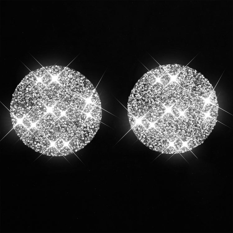 For Ford Mustang 2015-2020 Car Water Cup Holder Base Diamond Decoration Sticker, Left and Right Drive by buy2fix