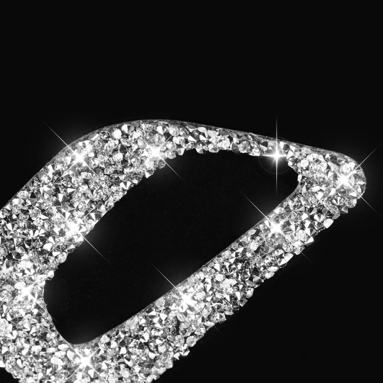 For Ford Mustang 2015-2020 Car Seat Adjustment Button Diamond Decoration Sticker, Left Drive by buy2fix