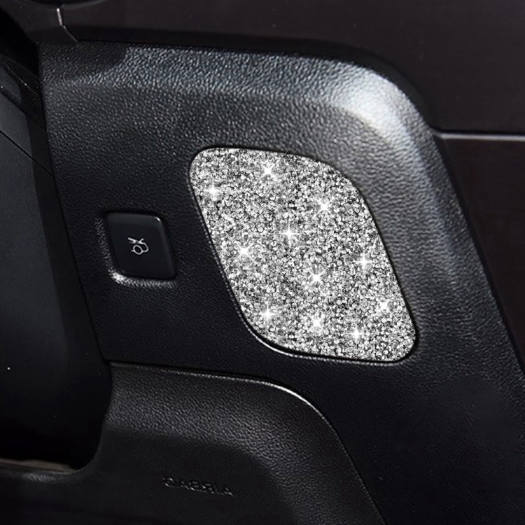 For Ford Mustang 2015-2020 Car Driver Seat Storage Box Diamond Decoration Sticker, Right Drive by buy2fix