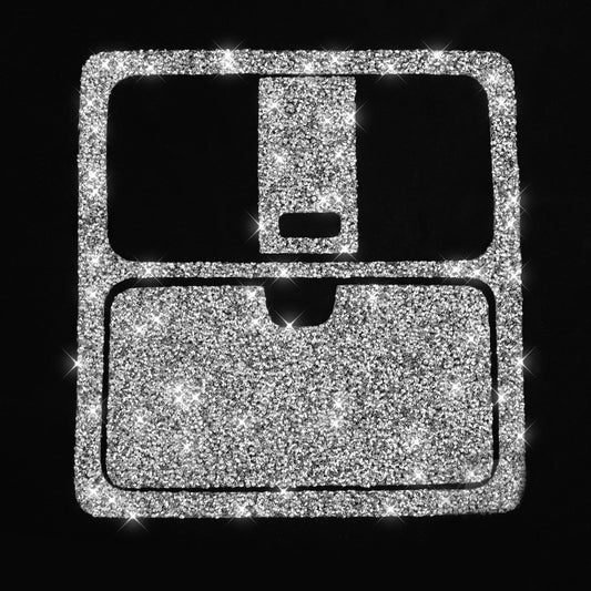 For Nissan 350Z 2003-2009 Car Reading Light Diamond Decorative Sticker,Left and Right Drive Universal by buy2fix