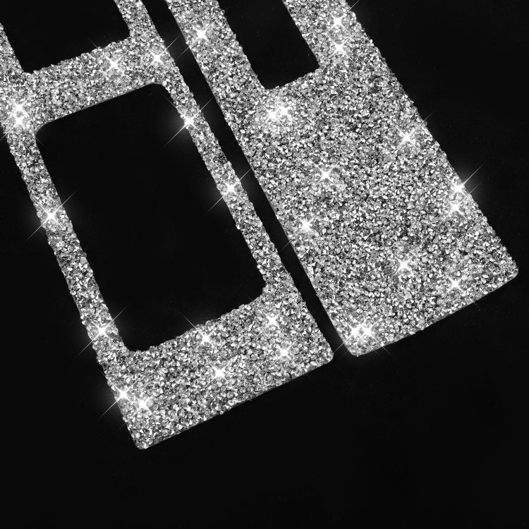 For Nissan 350Z 2003-2009 2pcs Car Glass Lift Diamond Decorative Sticker, Left Drive by buy2fix