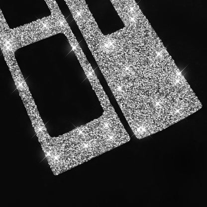 For Nissan 350Z 2003-2009 2pcs Car Glass Lift Diamond Decorative Sticker, Right Drive by buy2fix