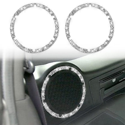 For Nissan 350Z 2003-2009 Car DVD Player Diamond Decorative Sticker,Left and Right Drive Universal by buy2fix
