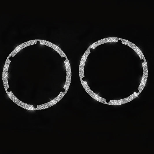 For Nissan 350Z 2003-2009 Car DVD Player Diamond Decorative Sticker,Left and Right Drive Universal by buy2fix