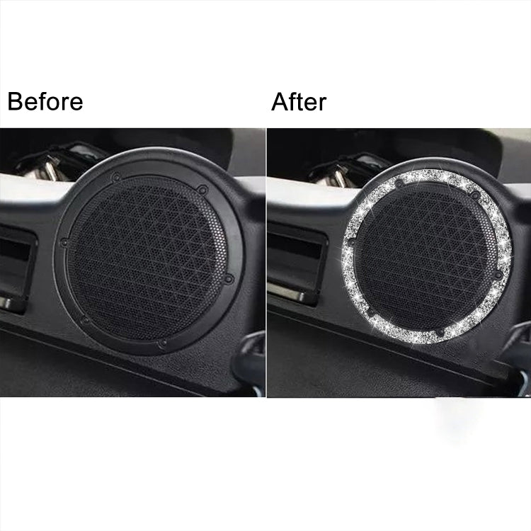 For Nissan 350Z 2003-2009 Car DVD Player Diamond Decorative Sticker,Left and Right Drive Universal by buy2fix
