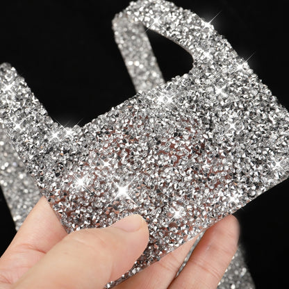 For Nissan 350Z 2003-2009 Car DVD Player Diamond Decorative Sticker,Left and Right Drive Universal by buy2fix