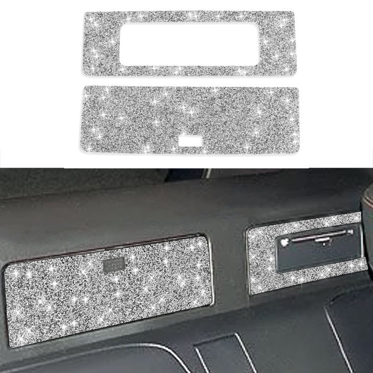 For Nissan 350Z 2003-2009 Car DVD Storage Box Diamond Decorative Sticker,Left and Right Drive Universal by buy2fix