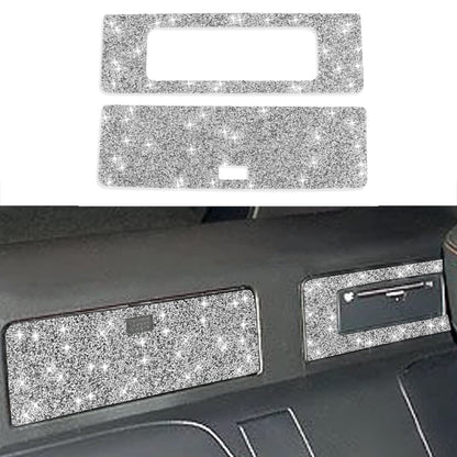 For Nissan 350Z 2003-2009 Car DVD Storage Box Diamond Decorative Sticker,Left and Right Drive Universal by buy2fix