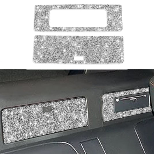 For Nissan 350Z 2003-2009 Car DVD Storage Box Diamond Decorative Sticker,Left and Right Drive Universal by buy2fix