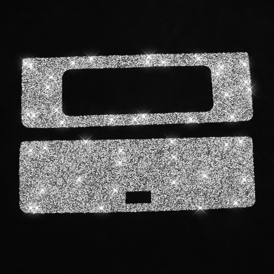 For Nissan 350Z 2003-2009 Car DVD Storage Box Diamond Decorative Sticker,Left and Right Drive Universal by buy2fix