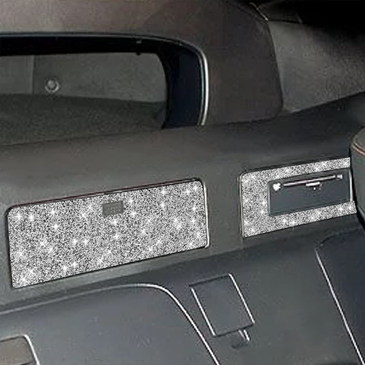 For Nissan 350Z 2003-2009 Car DVD Storage Box Diamond Decorative Sticker,Left and Right Drive Universal by buy2fix