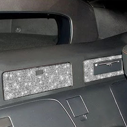 For Nissan 350Z 2003-2009 Car DVD Storage Box Diamond Decorative Sticker,Left and Right Drive Universal by buy2fix