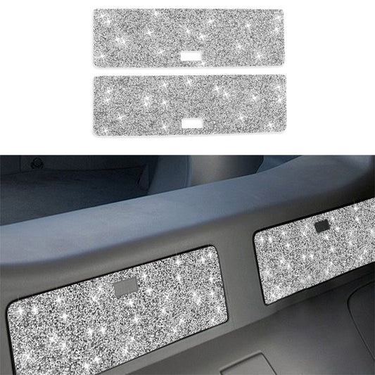For Nissan 350Z 2003-2009 2pcs Car Storage Box Diamond Decorative Sticker,Left and Right Drive Universal by buy2fix