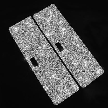 For Nissan 350Z 2003-2009 2pcs Car Storage Box Diamond Decorative Sticker,Left and Right Drive Universal by buy2fix