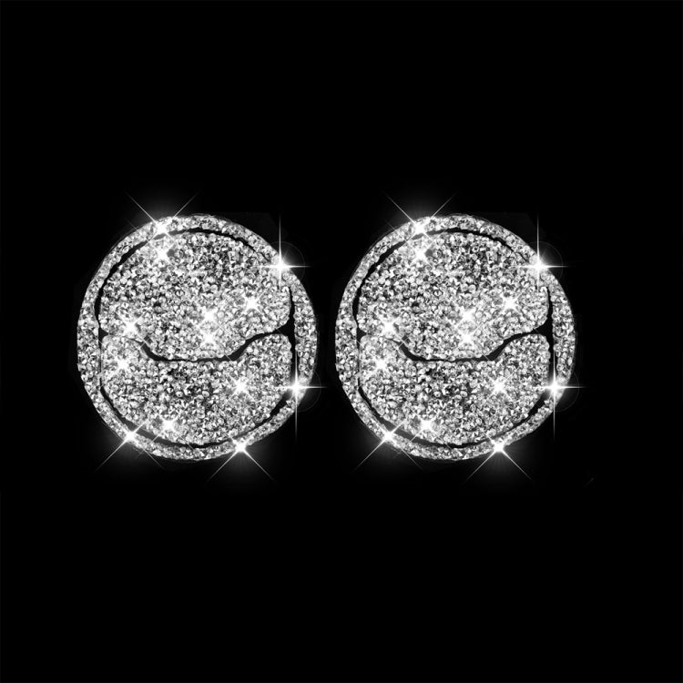 For Ford Mustang 2015-2020 6 in 1 Car Air Outlet Diamond Decoration Sticker, Left and Right Drive by buy2fix