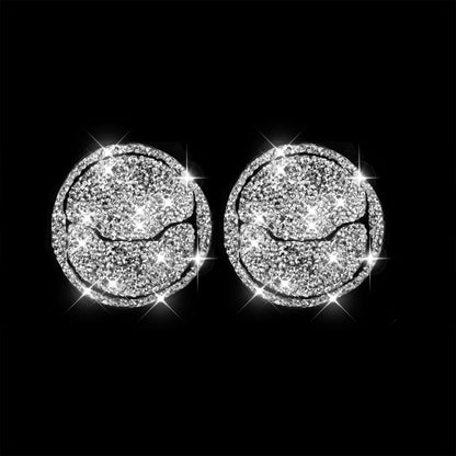 For Ford Mustang 2015-2020 6 in 1 Car Air Outlet Diamond Decoration Sticker, Left and Right Drive by buy2fix