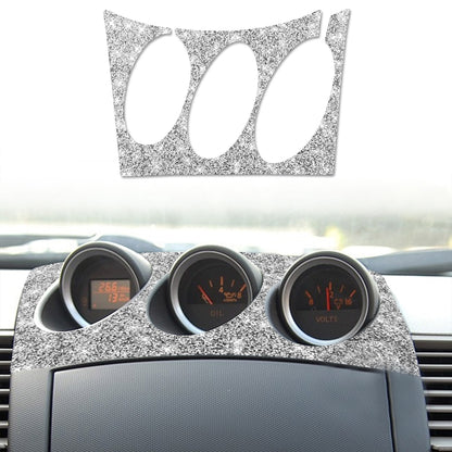 For Nissan 350Z 2003-2009 Car Radio Air Conditioner Console Diamond Decorative Sticker, Left Drive by buy2fix