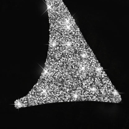 For Nissan 350Z 2003-2009 Car Radio Air Conditioner Console Diamond Decorative Sticker, Left Drive by buy2fix