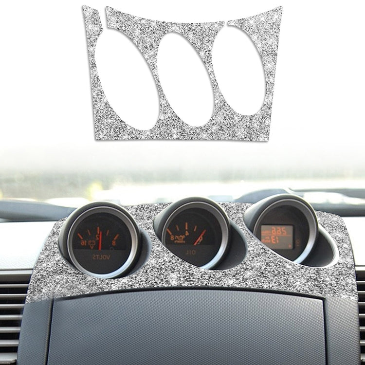 For Nissan 350Z 2003-2009 Car Radio Air Conditioner Console Diamond Decorative Sticker, Right Drive by buy2fix