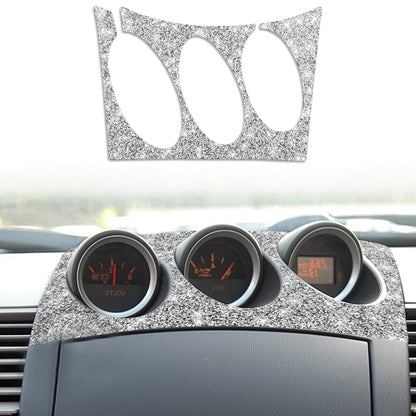 For Nissan 350Z 2003-2009 Car Radio Air Conditioner Console Diamond Decorative Sticker, Right Drive by buy2fix
