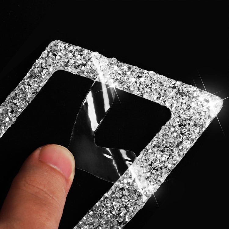 For Ford Mustang 2015-2020 Car Fuel Tank Cap Diamond Decoration Sticker, Left and Right Drive by buy2fix