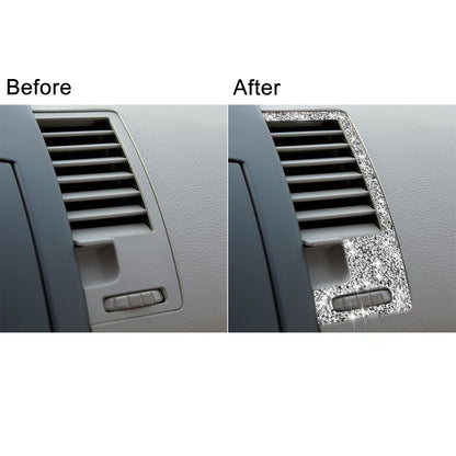 For Nissan 350Z 2003-2009 2pcs Car Center Ventilation Exhaust Diamond Decorative Sticker,Left and Right Drive Universal by buy2fix