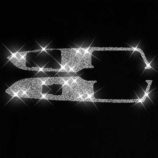 For Ford Mustang 2015-2020 Car Door Lift Panel B Diamond Decoration Sticker, Right Drive by buy2fix