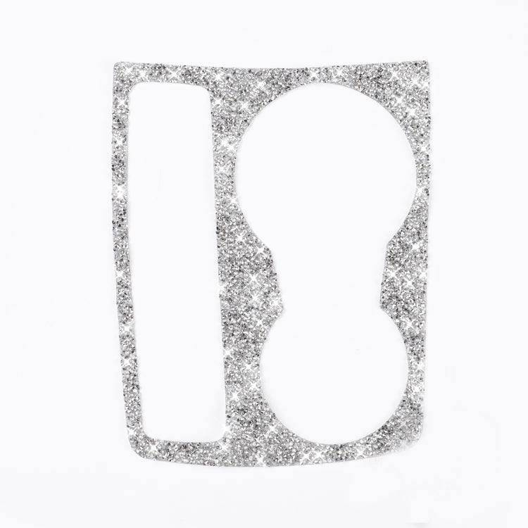 For Audi A5 / A4 / B8 / Q5 Car Water Cup Holder Diamond Decoration Sticker, Left and Right Drive by buy2fix