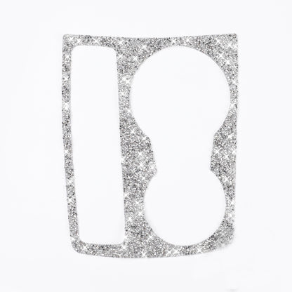 For Audi A5 / A4 / B8 / Q5 Car Water Cup Holder Diamond Decoration Sticker, Left and Right Drive by buy2fix