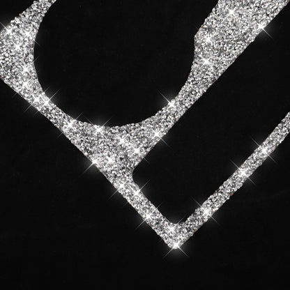 For Audi A5 / A4 / B8 / Q5 Car Water Cup Holder Diamond Decoration Sticker, Left and Right Drive by buy2fix