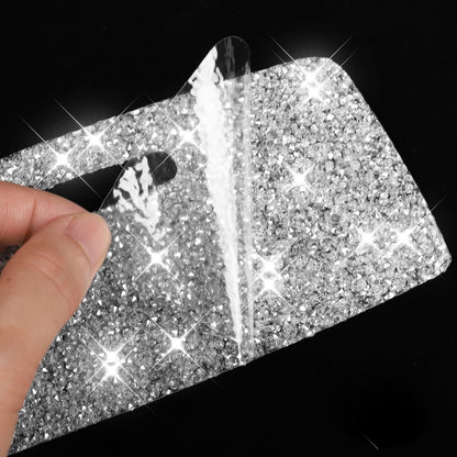 For Audi A5 / A4 / B8 / Q5 Car Water Cup Holder Diamond Decoration Sticker, Left and Right Drive by buy2fix