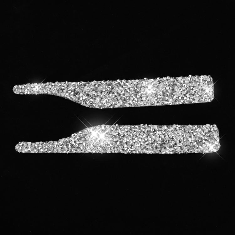 For BMW Car Rearview Mirror Anti-collision Strip Diamond Decoration Sticker, Left and Right Drive by buy2fix