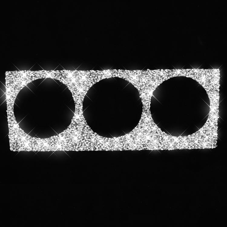 For Nissan 350Z 2003-2009 Car Air Conditioning Adjustment Diamond Decorative Sticker,Left and Right Drive Universal by buy2fix