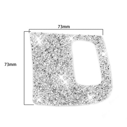 For Audi A4L Car Keyhole Diamond Decoration Sticker, Left Drive by buy2fix