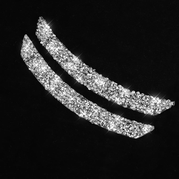 For Nissan 350Z 2003-2009 2pcs Car Air Outlet Diamond Decorative Sticker,Left and Right Drive Universal by buy2fix