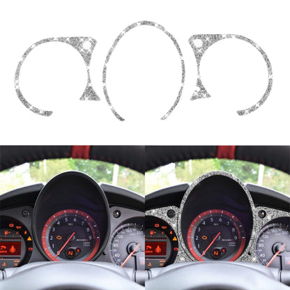For Nissan 370Z Z34 2009- Car Speed Dashboard Diamond Decoration Sticker, Left and Right Drive by buy2fix