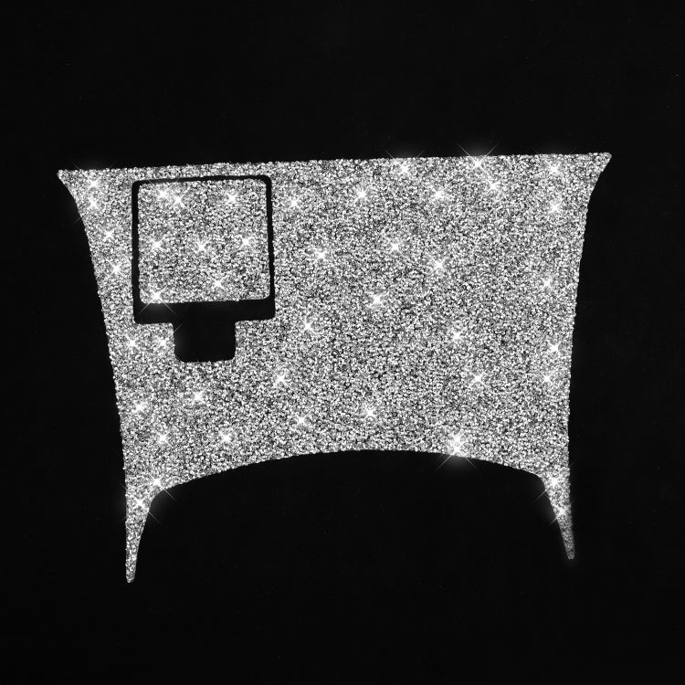 For Nissan 350Z 2003-2009 2pcs Car Rear Of Center Console Diamond Decorative Sticker, Left Drive by buy2fix