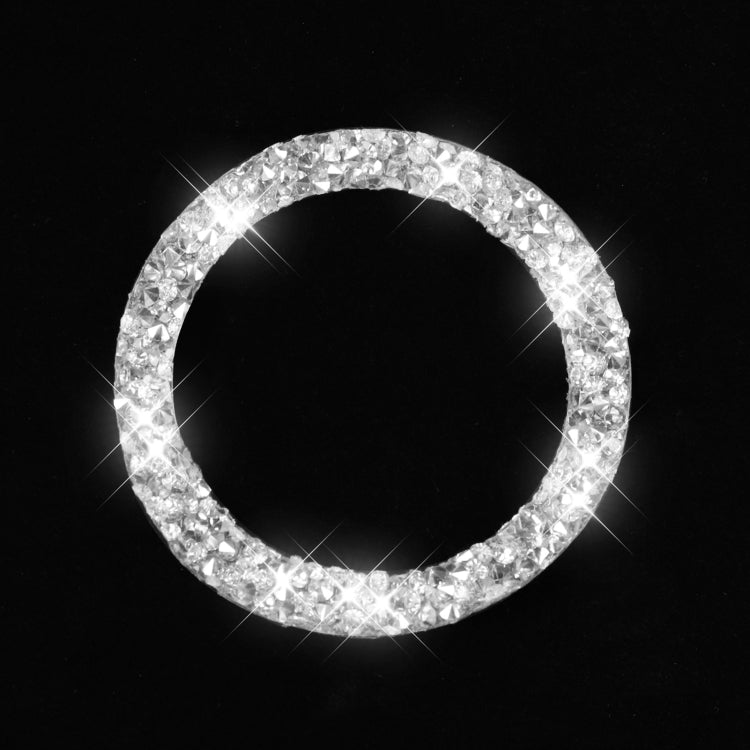 For Mercedes-Benz C-Class W205 2015-2018 Car One-Click Start Ring Diamond Decoration Sticker, Left and Right Drive - Lamp Decoration by buy2fix | Online Shopping UK | buy2fix