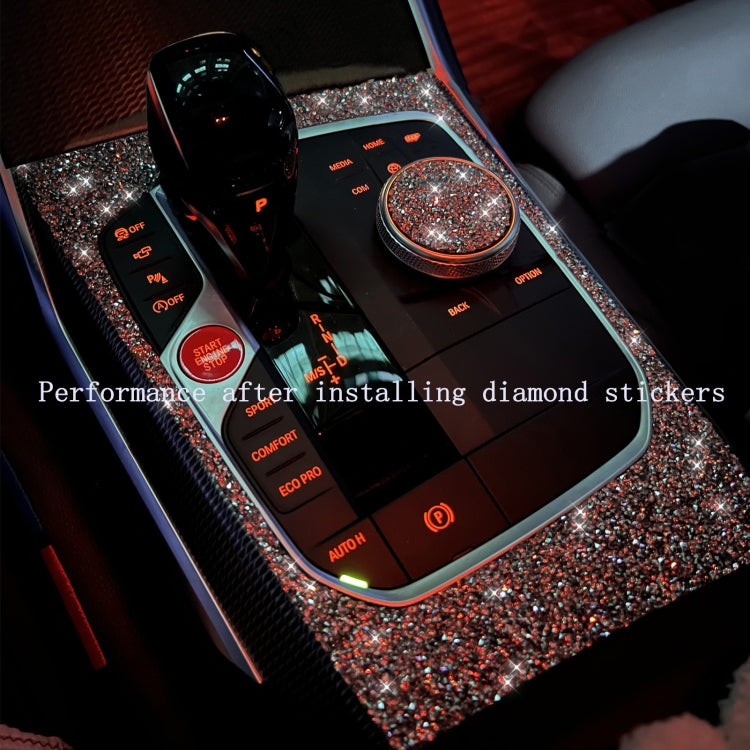 For Mercedes-Benz C-Class W205 2015-2018 Car One-Click Start Ring Diamond Decoration Sticker, Left and Right Drive - Lamp Decoration by buy2fix | Online Shopping UK | buy2fix
