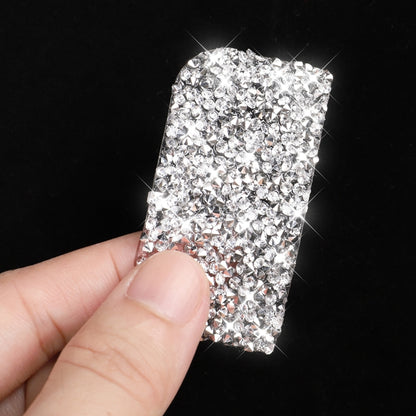 For Nissan 350Z 2003-2009 Car Rear Storage Box Lock Diamond Decorative Sticker, Left Drive by buy2fix