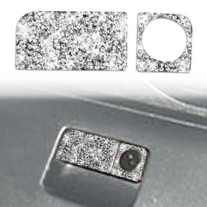 For Nissan 350Z 2003-2009 Car Rear Storage Box Lock Diamond Decorative Sticker, Right Drive by buy2fix