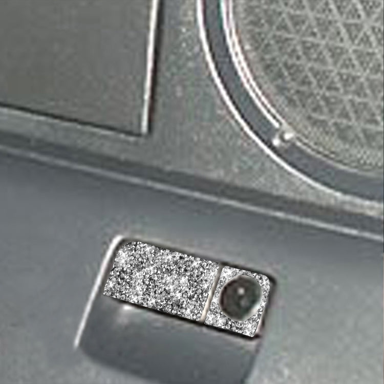 For Nissan 350Z 2003-2009 Car Rear Storage Box Lock Diamond Decorative Sticker, Right Drive by buy2fix