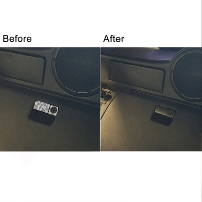 For Nissan 350Z 2003-2009 Car Rear Storage Box Lock Diamond Decorative Sticker, Right Drive by buy2fix