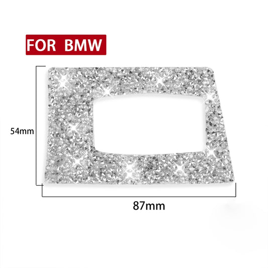 For BMW Series 3 E90 2005-2012 Car Ignition Switch Keyhole Diamond Decoration Sticker, Left Drive by buy2fix