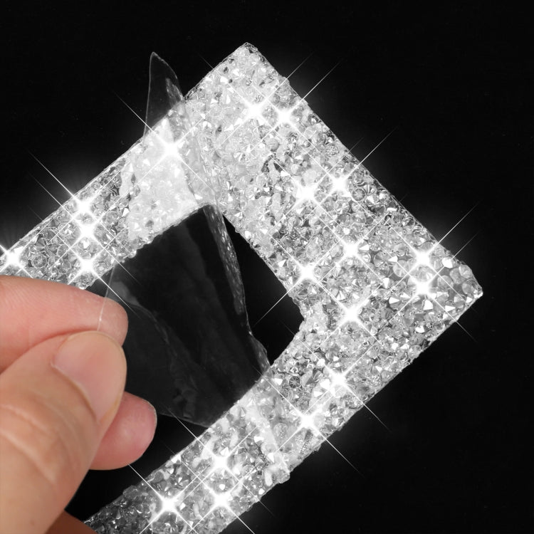 For BMW Series 3 E90 2005-2012 Car Ignition Switch Keyhole Diamond Decoration Sticker, Left Drive by buy2fix