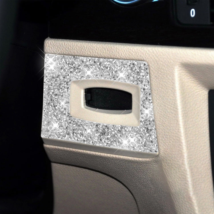 For BMW Series 3 E90 2005-2012 Car Ignition Switch Keyhole Diamond Decoration Sticker, Left Drive by buy2fix