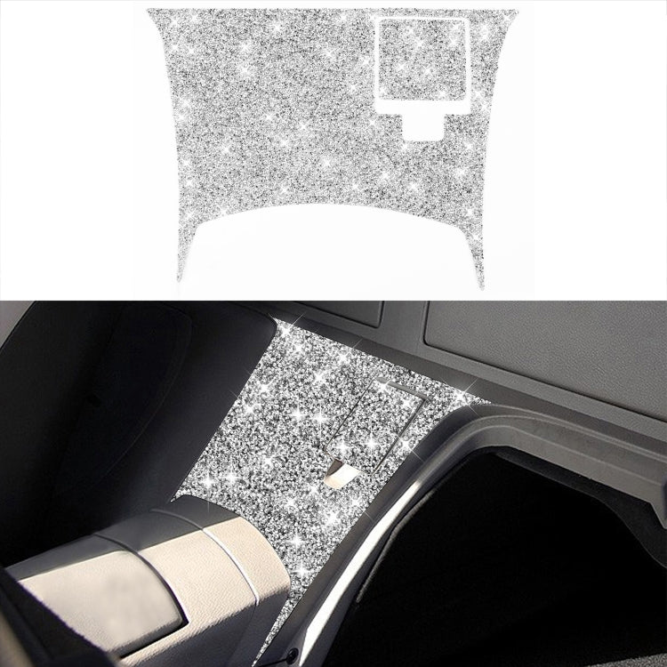 For Nissan 350Z 2003-2009 2pcs Car Rear Of Center Console Diamond Decorative Sticker, Right Drive by buy2fix